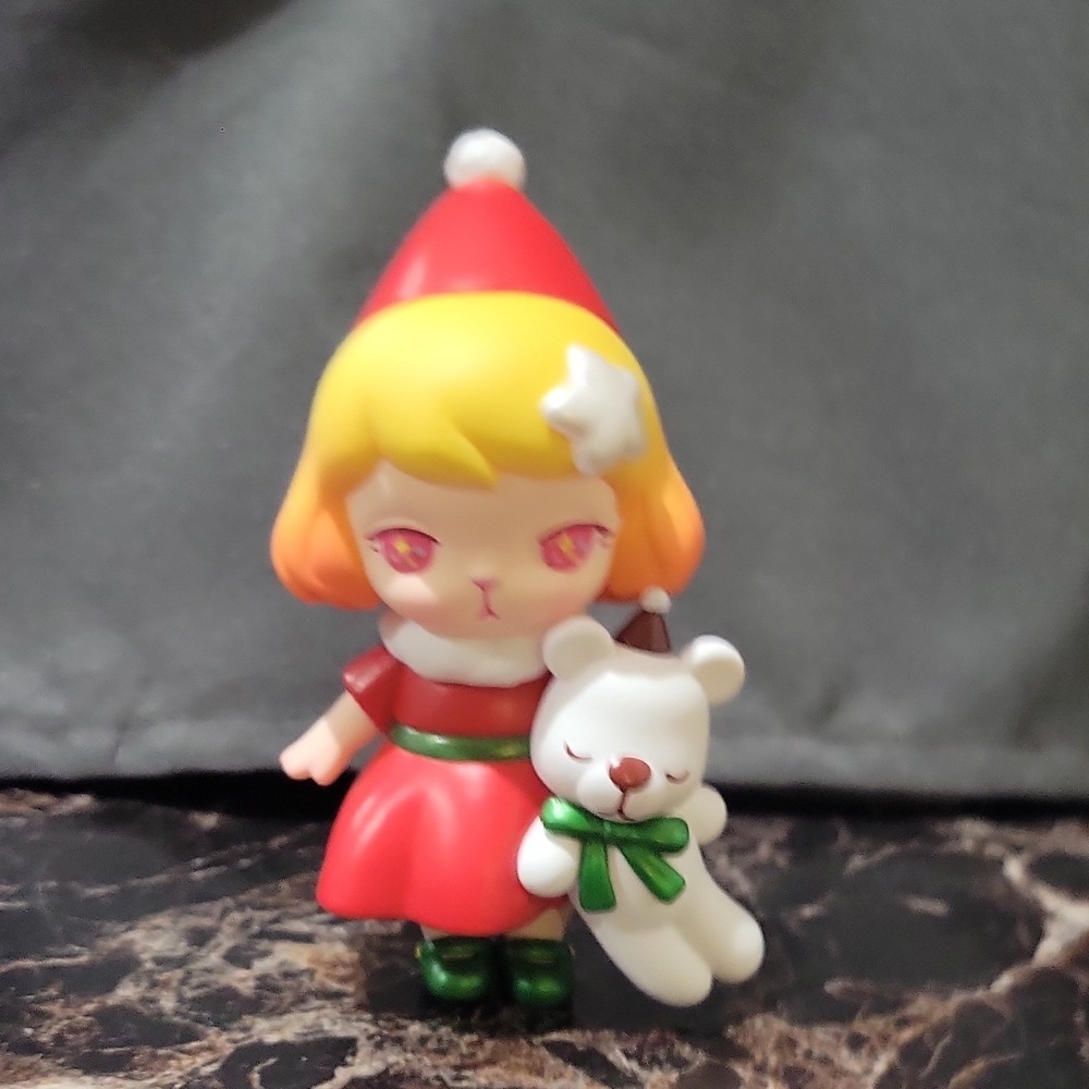 POP MART Bunny Christmas Eve Bear Art Toy Figure Christmas Theme Collectible